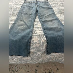 J.Crew semi stretch, high-rise crop kick out jeans